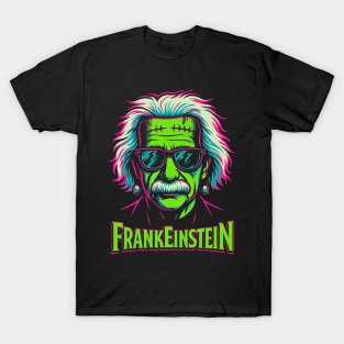 FrankEinstein Shirt – Funny Frankenstein Einstein Mashup Neon Monster Tee T-Shirt